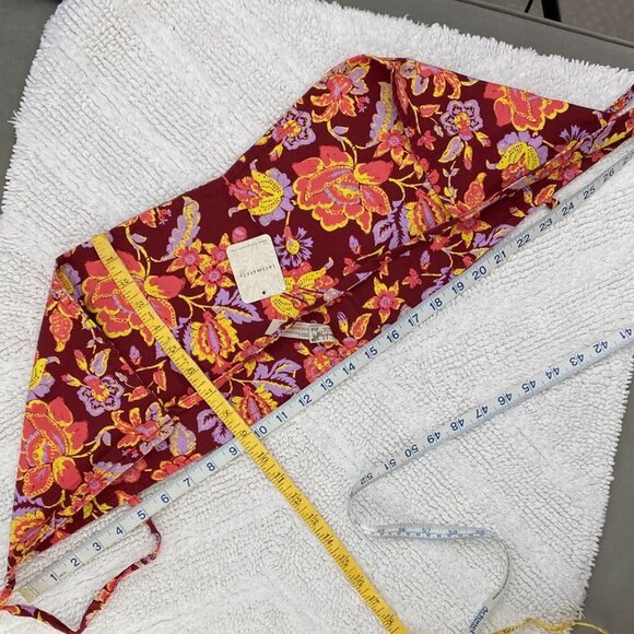 FREE PEOPLE Summer Of Love TOP Bandeau CONVERTIBLE TOP WINE PURPLE S L - Picture 12 of 15